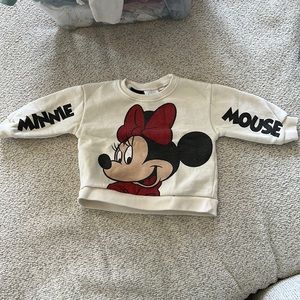 Zara Minnie Mouse Sweatshirt